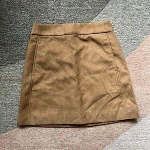 J. Crew Tan Pencil Mini Skirt Casual Work